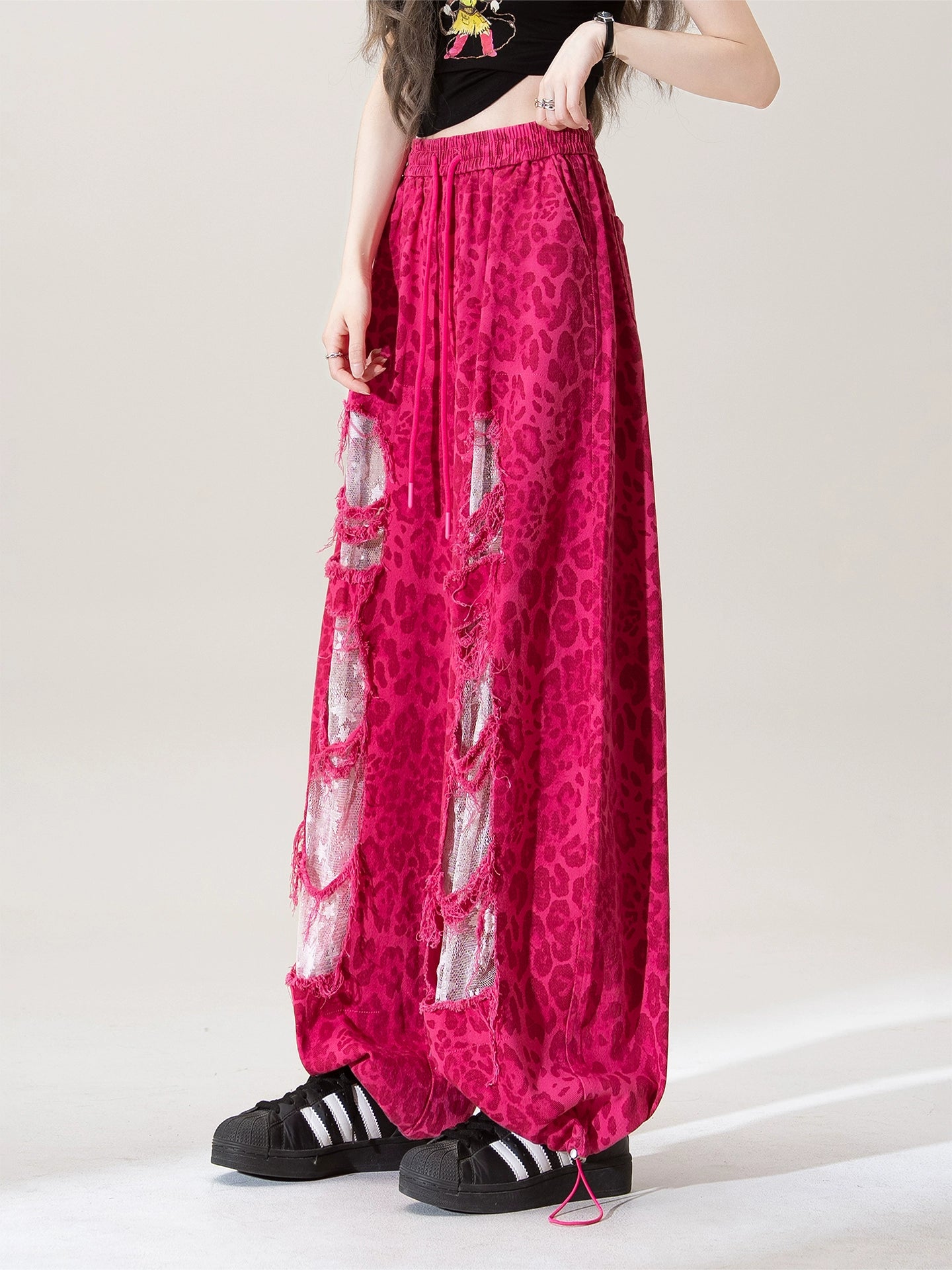 Rose Red ирвэсний хээтэй  өргөн өмд