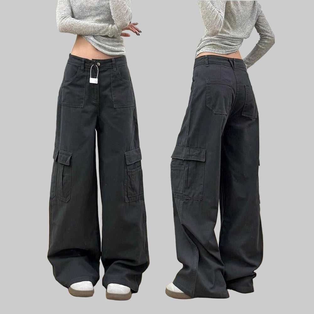 Ретро саарал өргөн карго өмд