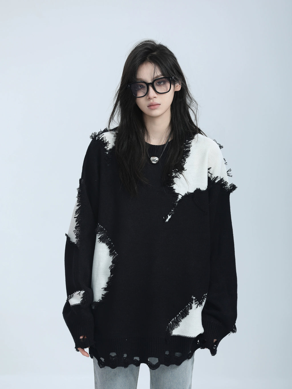 Хээтэй сул цамц