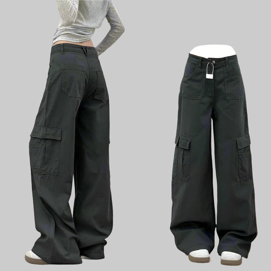 Ретро саарал өргөн карго өмд