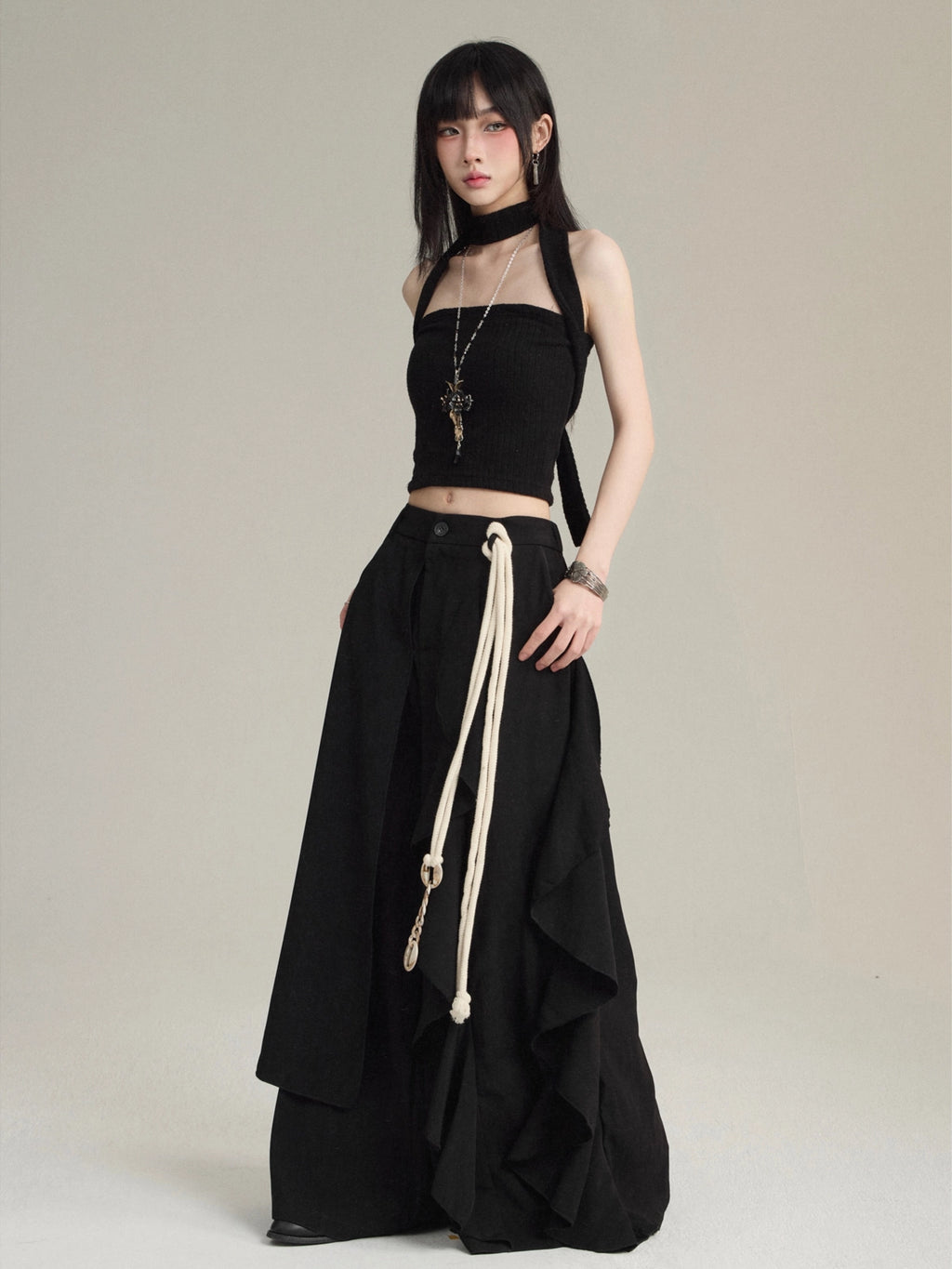 FG721 unisex өргөн Hakama өмд