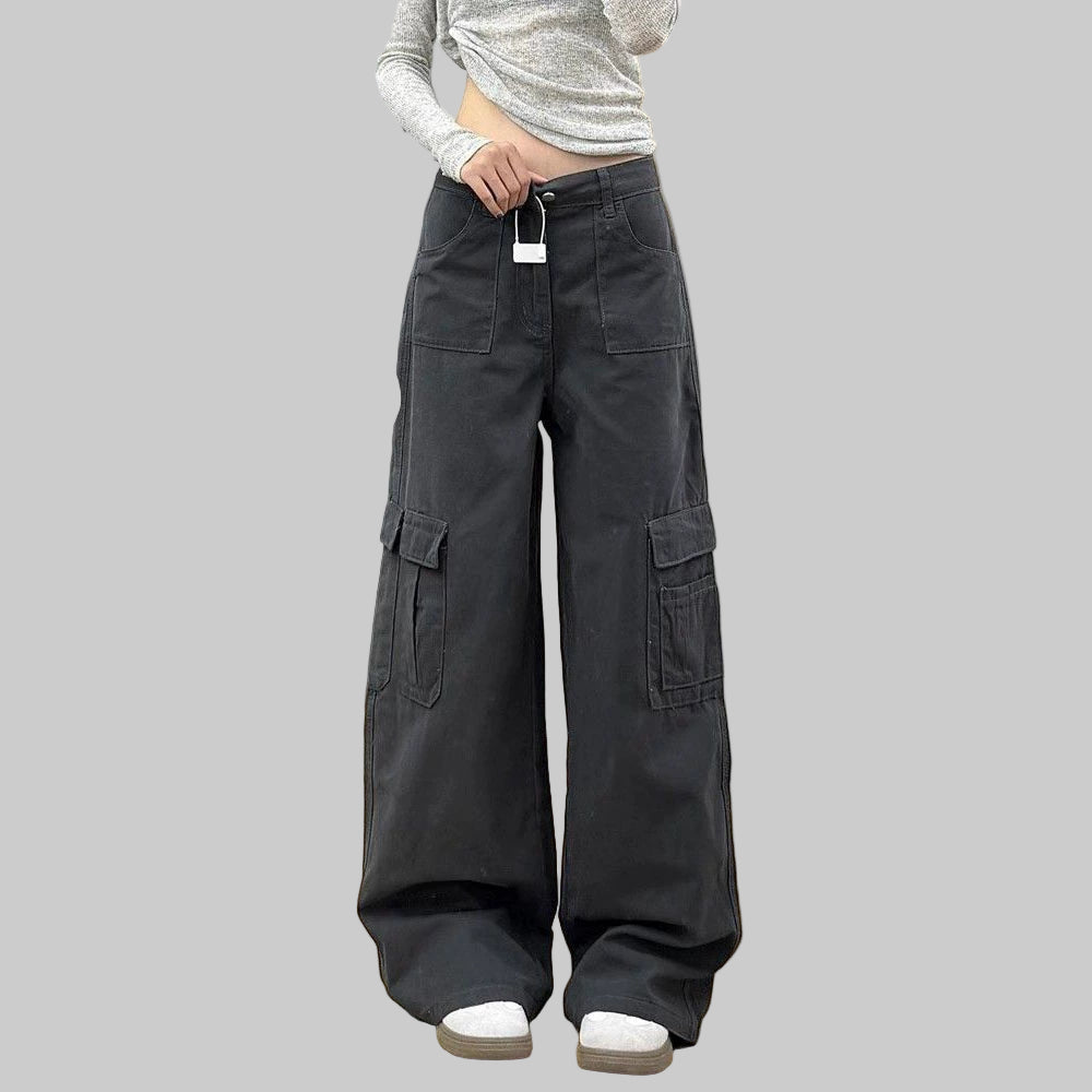 Ретро саарал өргөн карго өмд