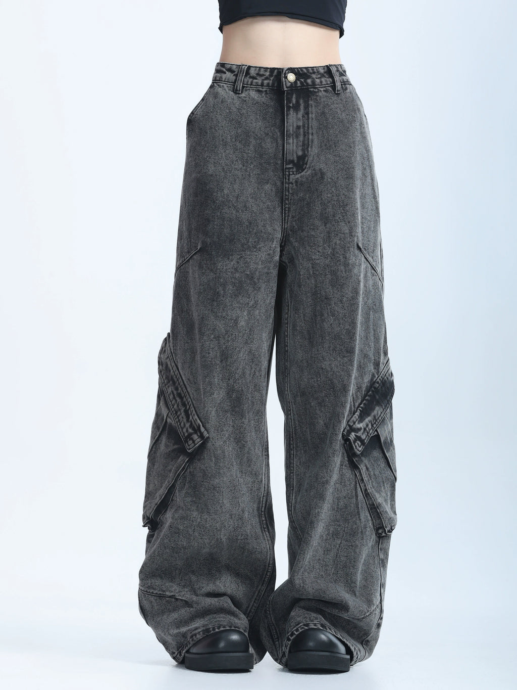 Ретро хэв маягтай өргөн жинс