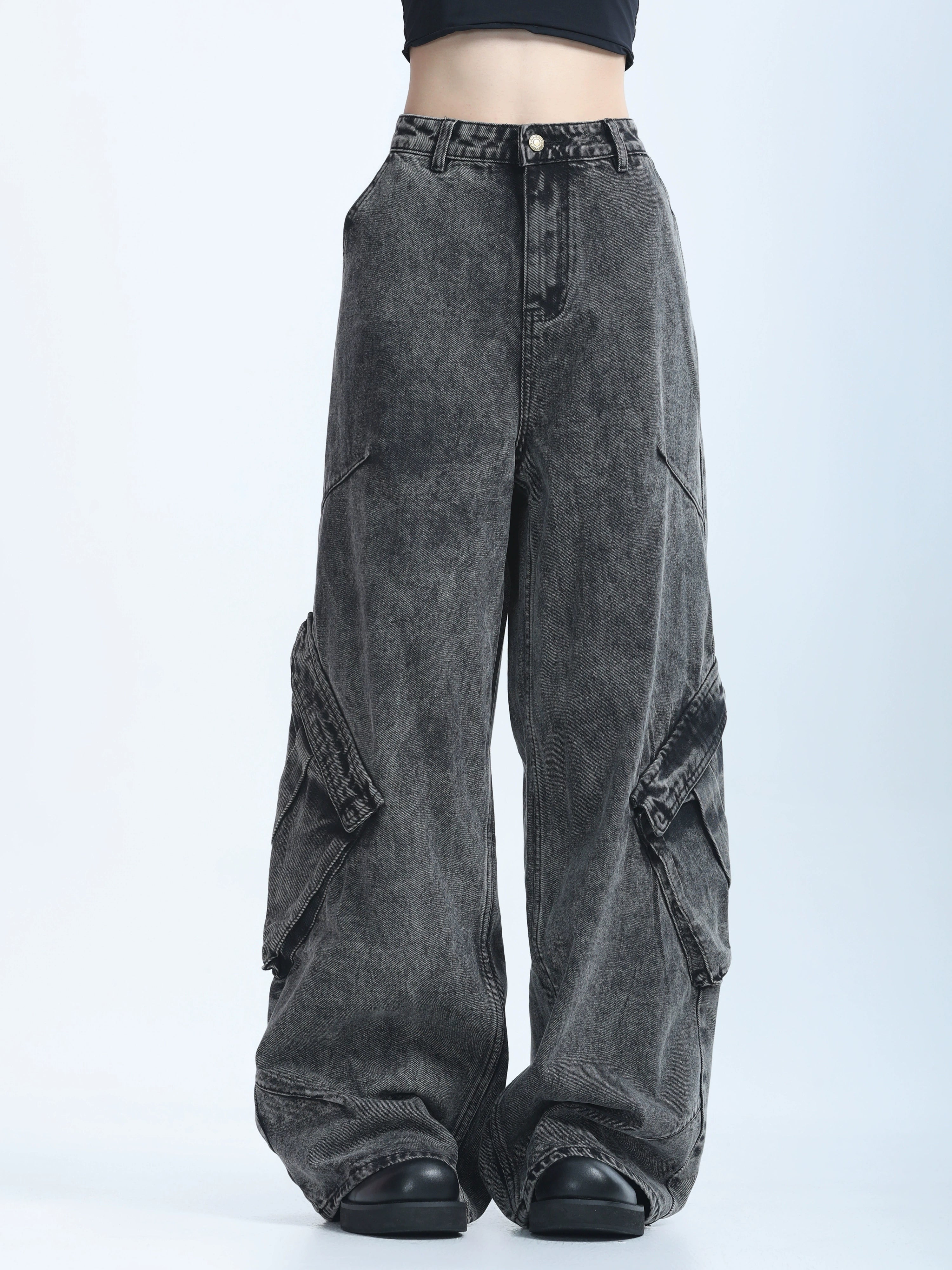 Ретро хэв маягтай өргөн жинс