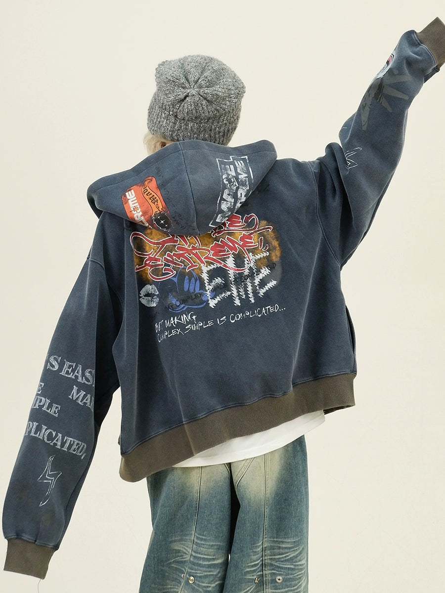 Afraid of Trouble Graffiti Малгайтай Цамц