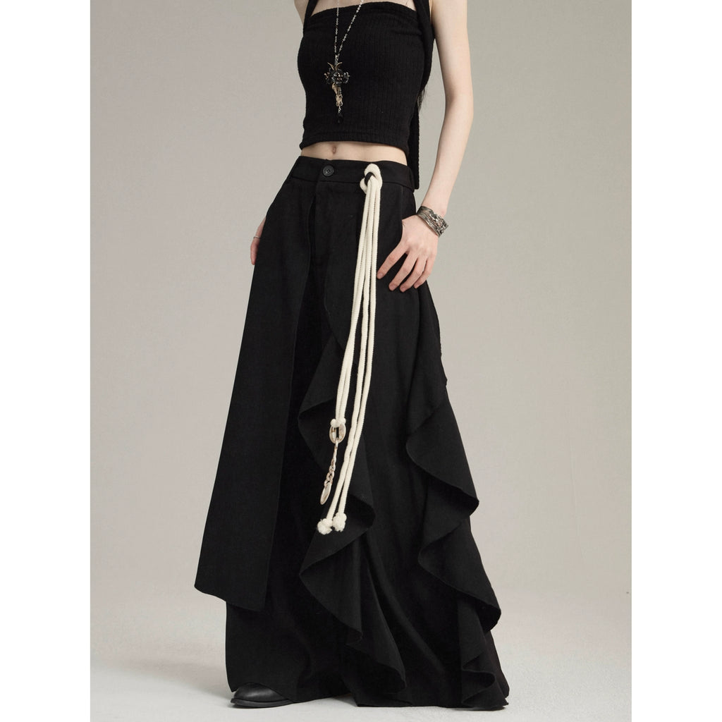 FG721 unisex өргөн Hakama өмд