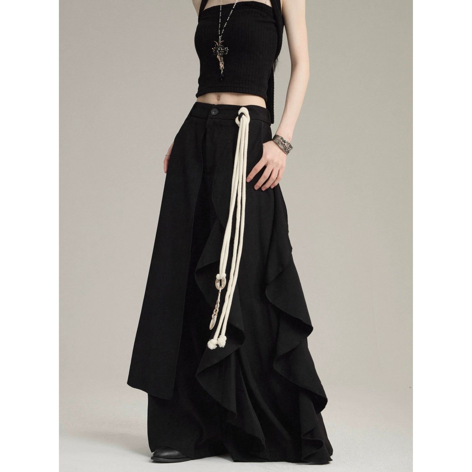 FG721 unisex өргөн Hakama өмд