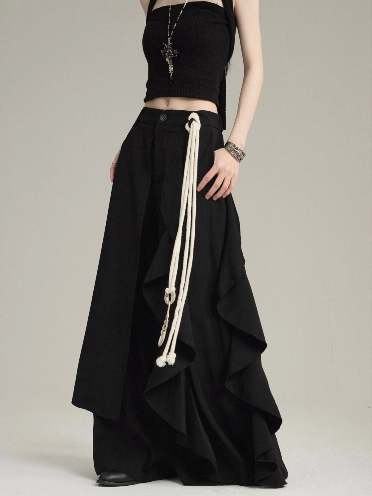 FG721 unisex өргөн Hakama өмд