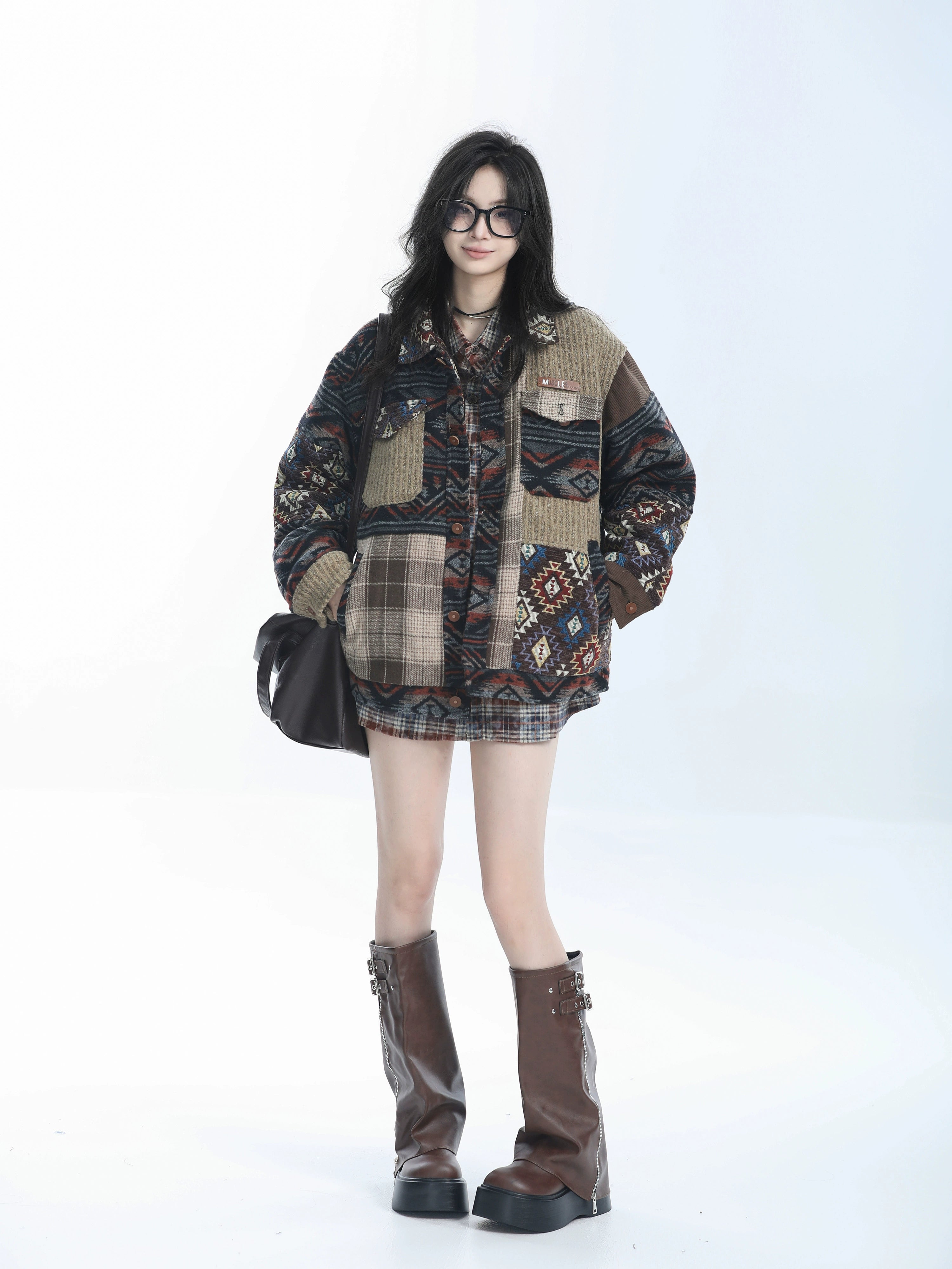 “Sit and Eat the Mountain” Винтаж Жакет