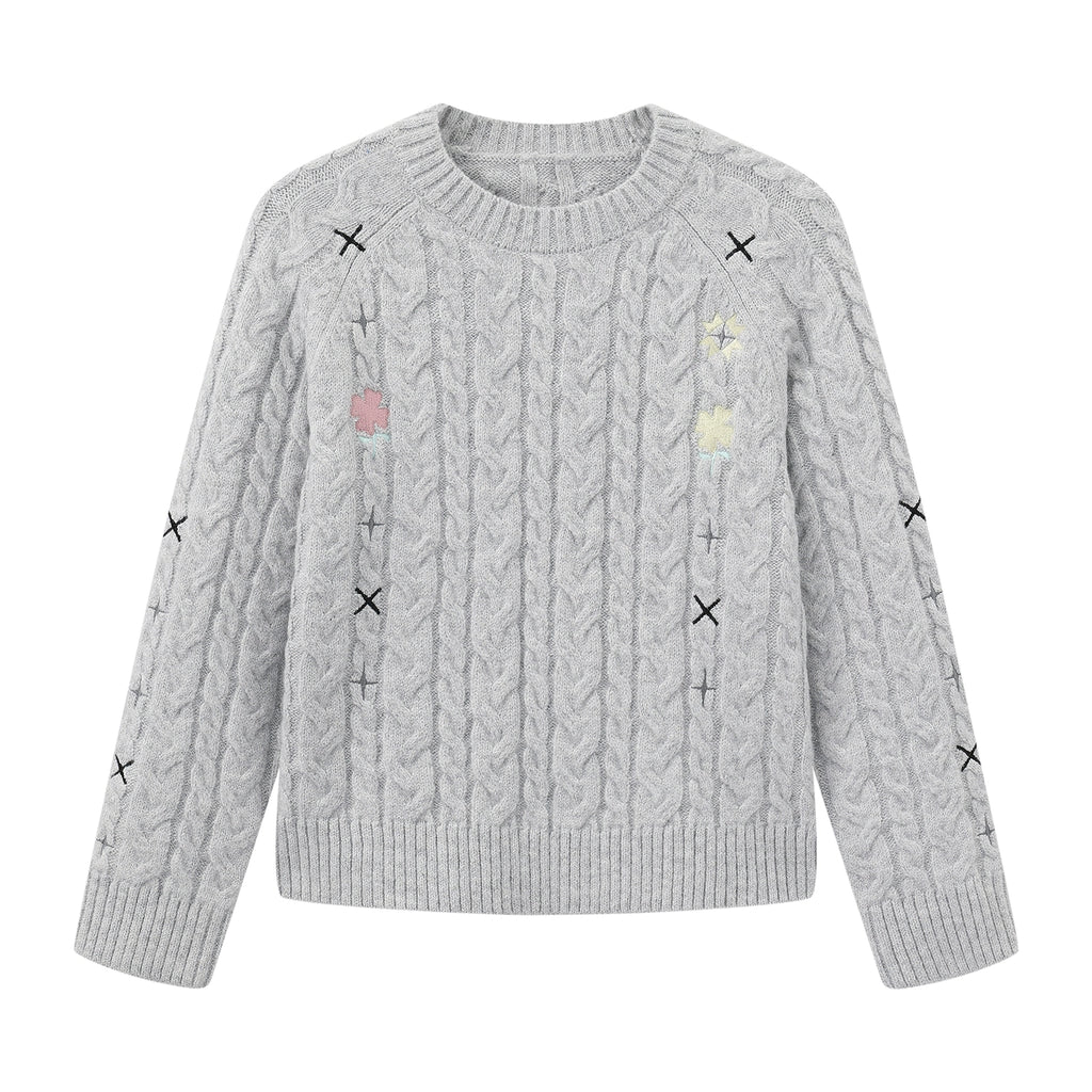 NSTNEW START Цэцгэн Розов Свитер