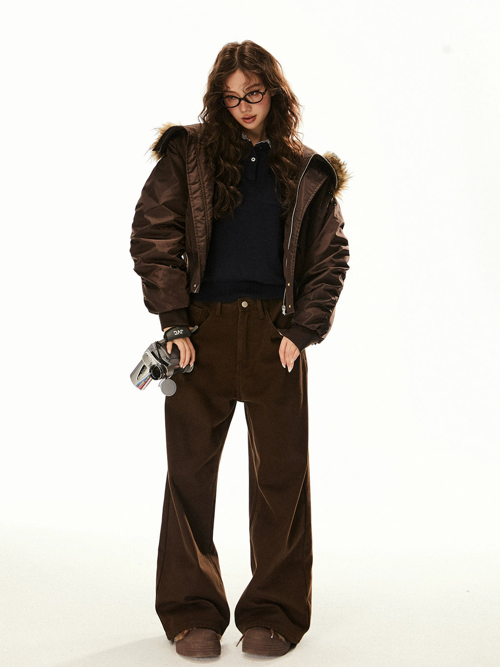 Maillard өнгийн богино bomber 