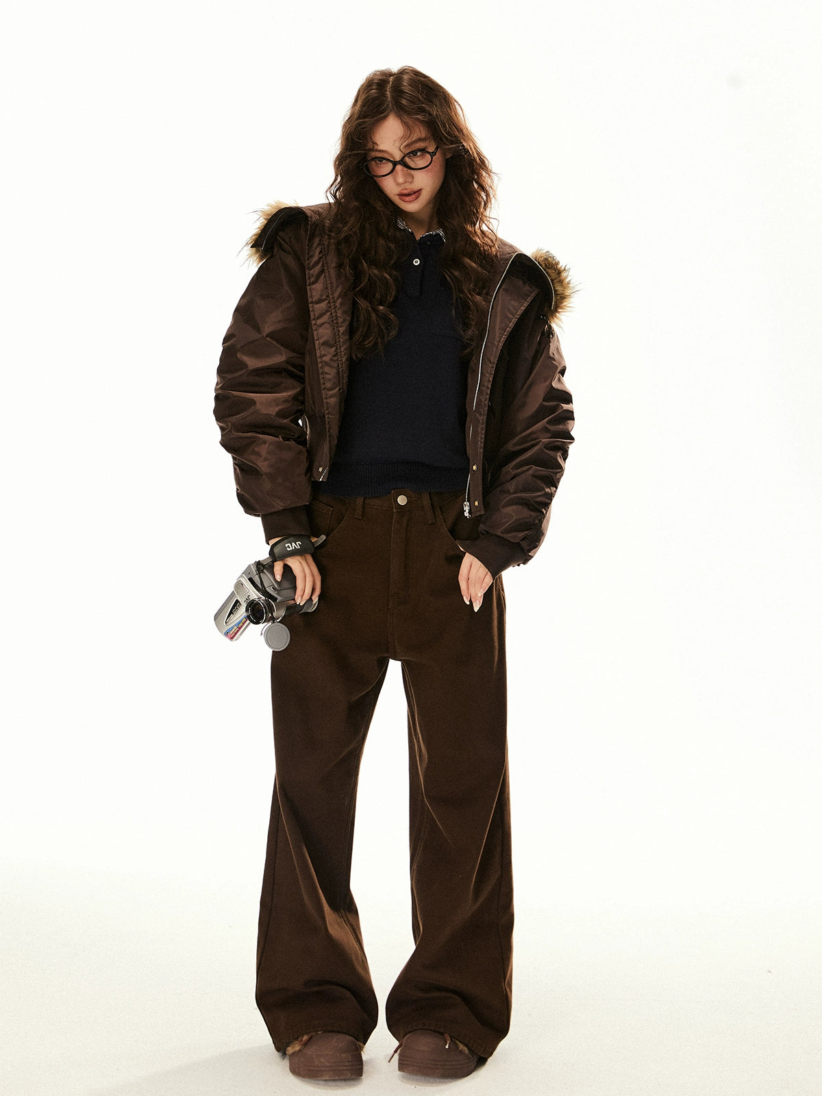 Maillard өнгийн богино bomber 