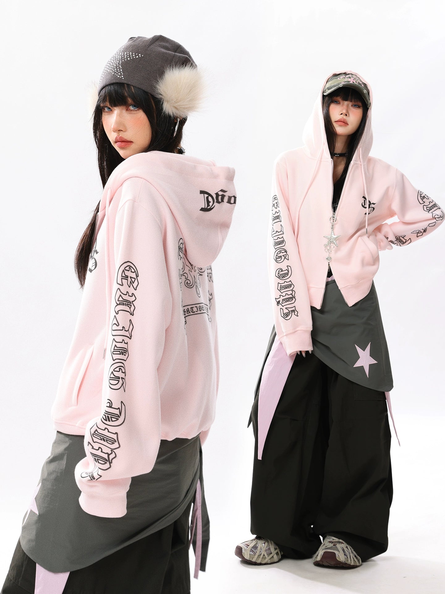 Ретро бичигтэй малгайтай цамц