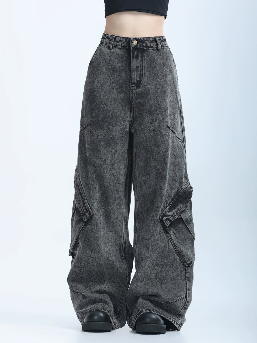 Ретро хэв маягтай өргөн жинс