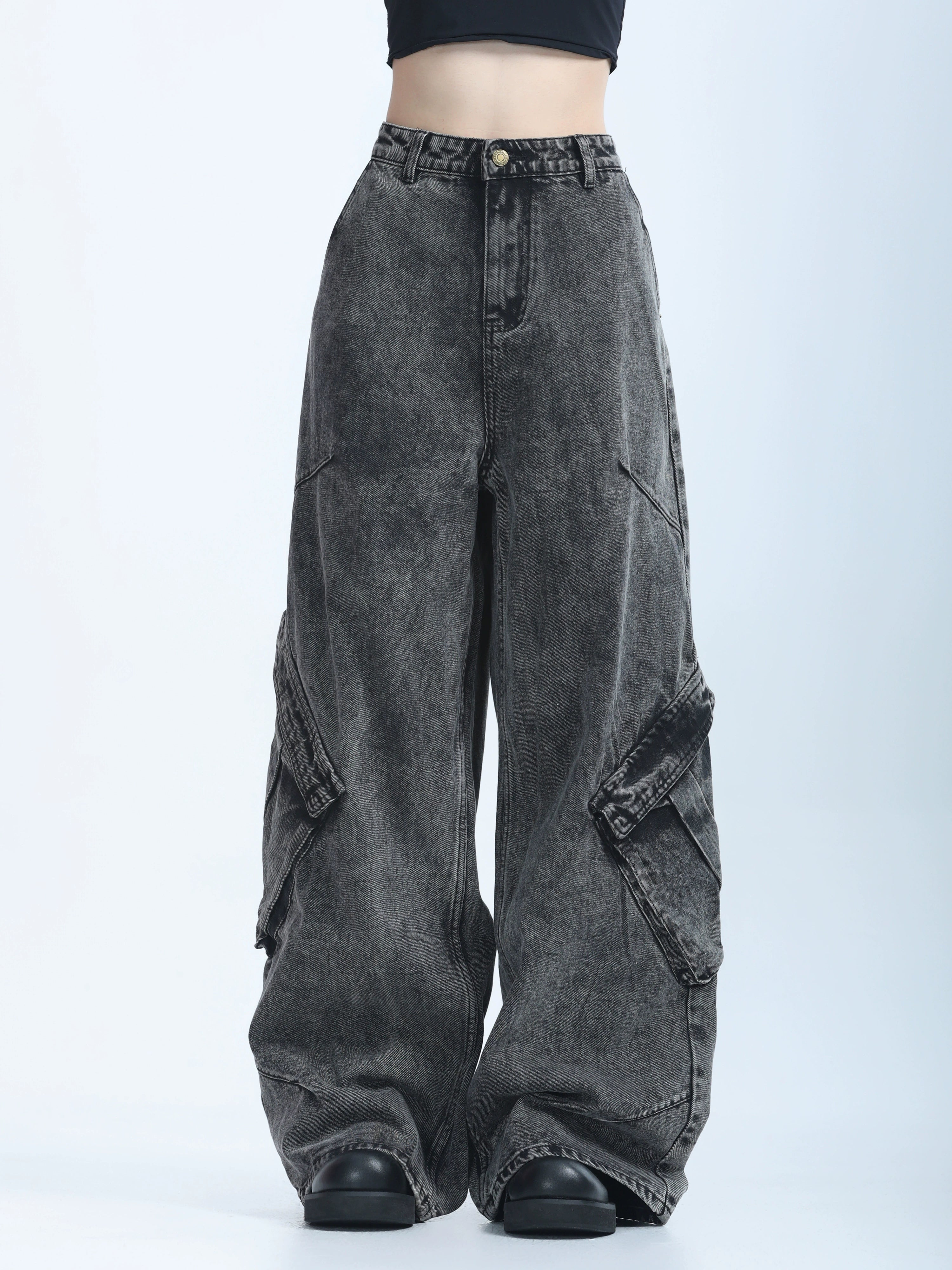 Ретро хэв маягтай өргөн жинс