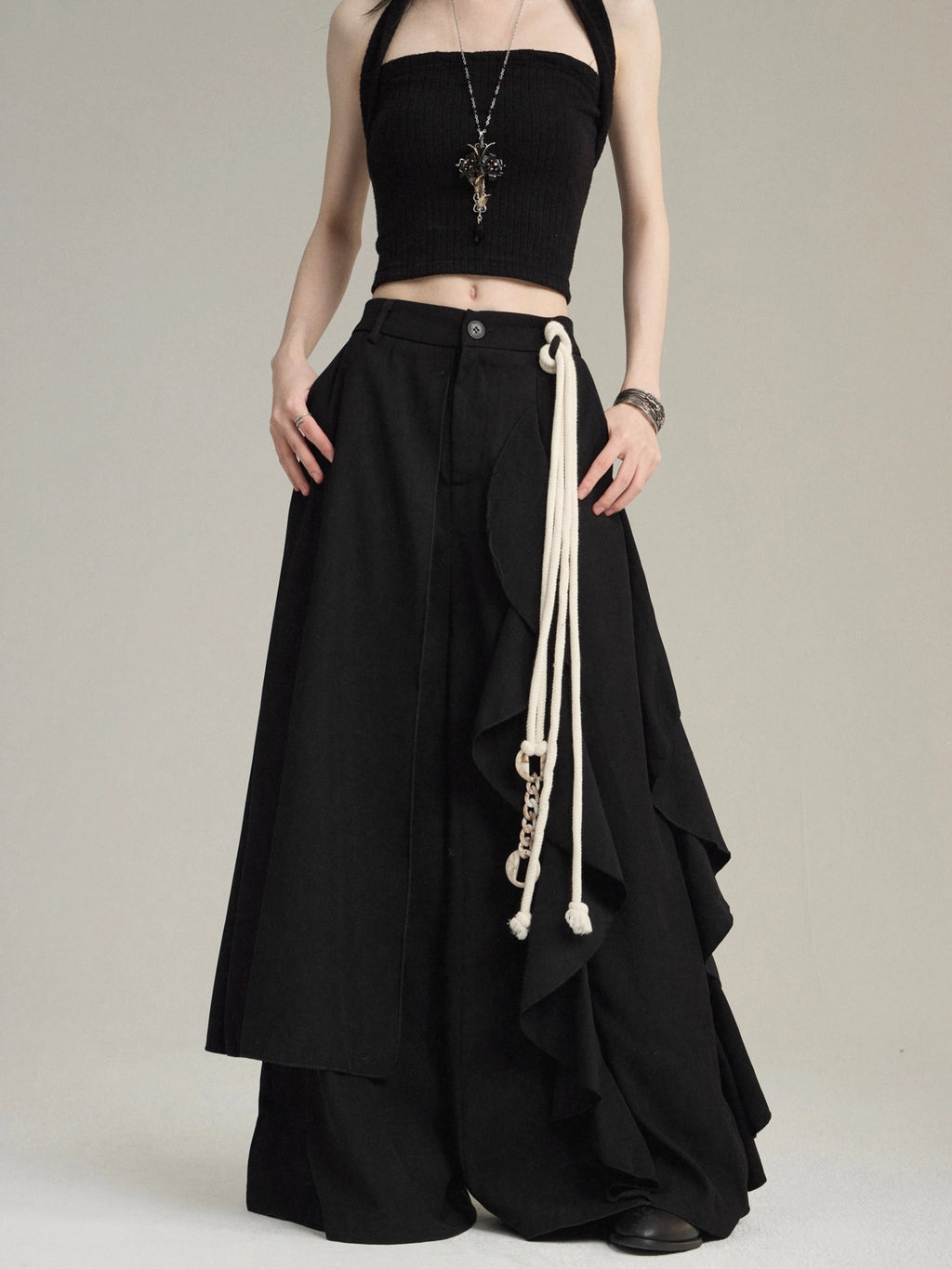 FG721 unisex өргөн Hakama өмд