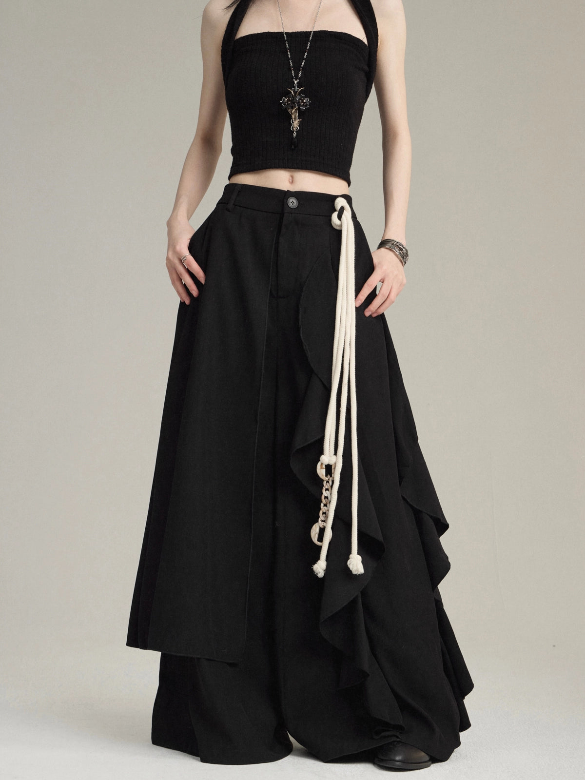 FG721 unisex өргөн Hakama өмд