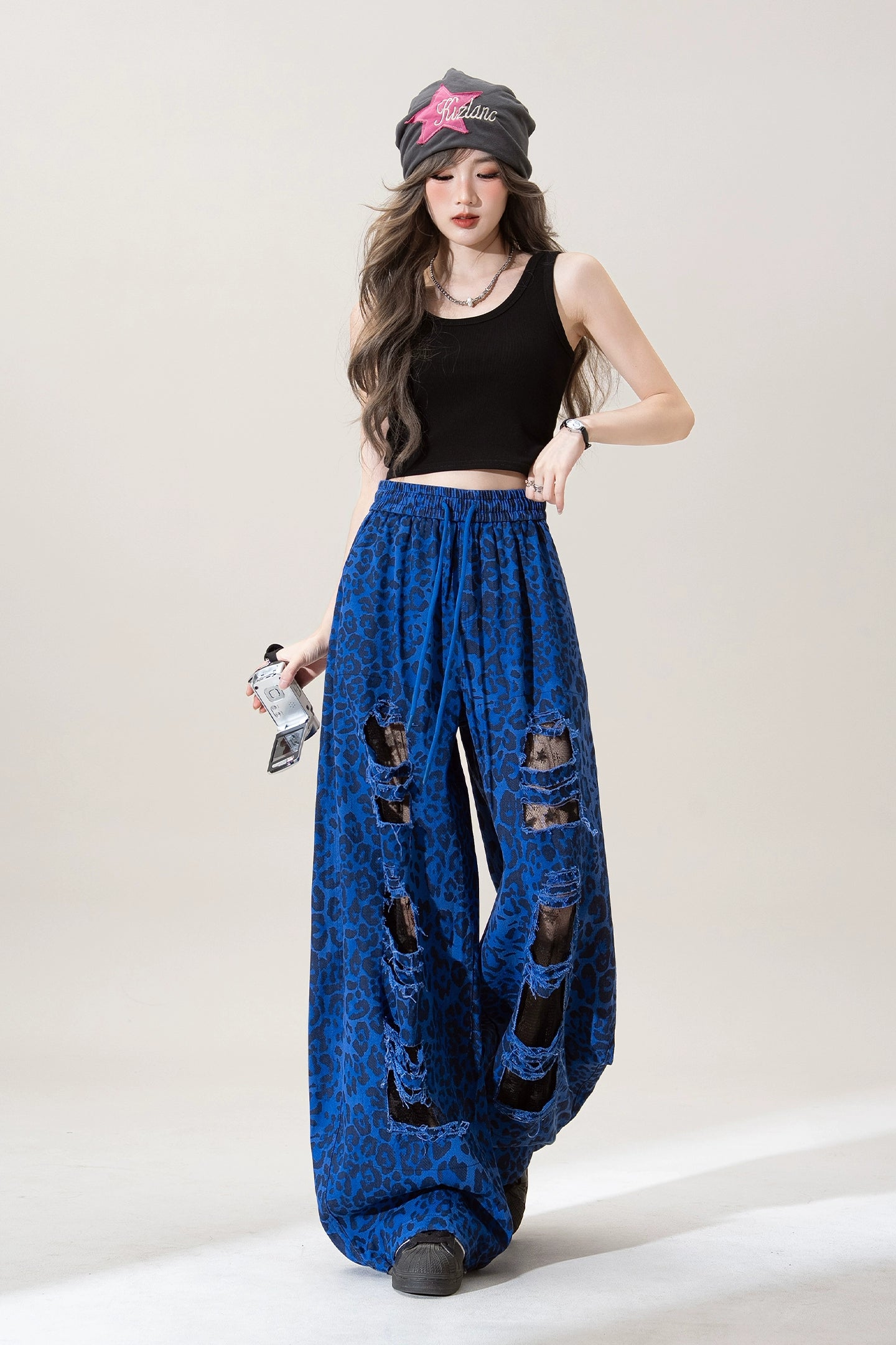 Rose Red ирвэсний хээтэй  өргөн өмд