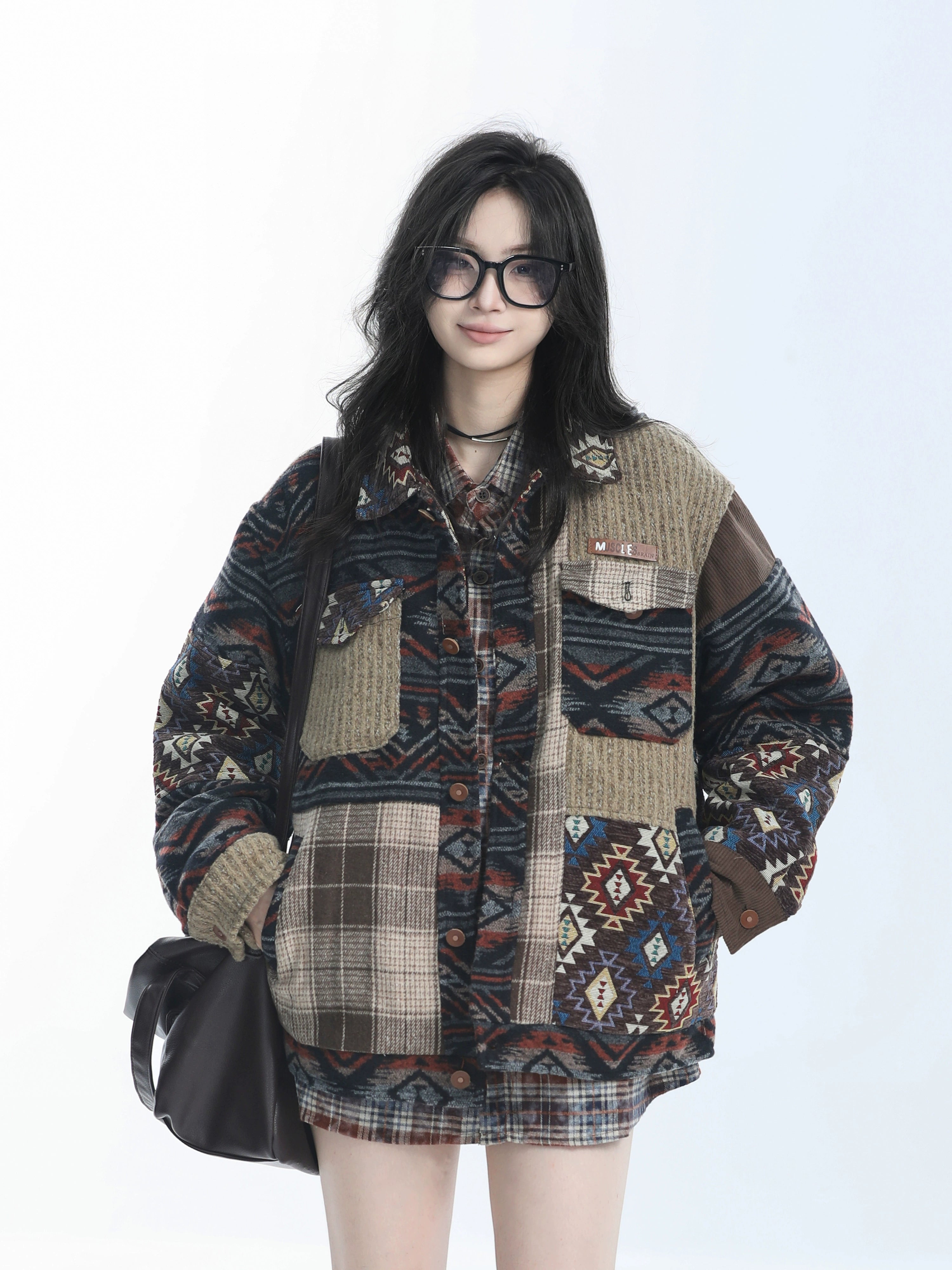 “Sit and Eat the Mountain” Винтаж Жакет