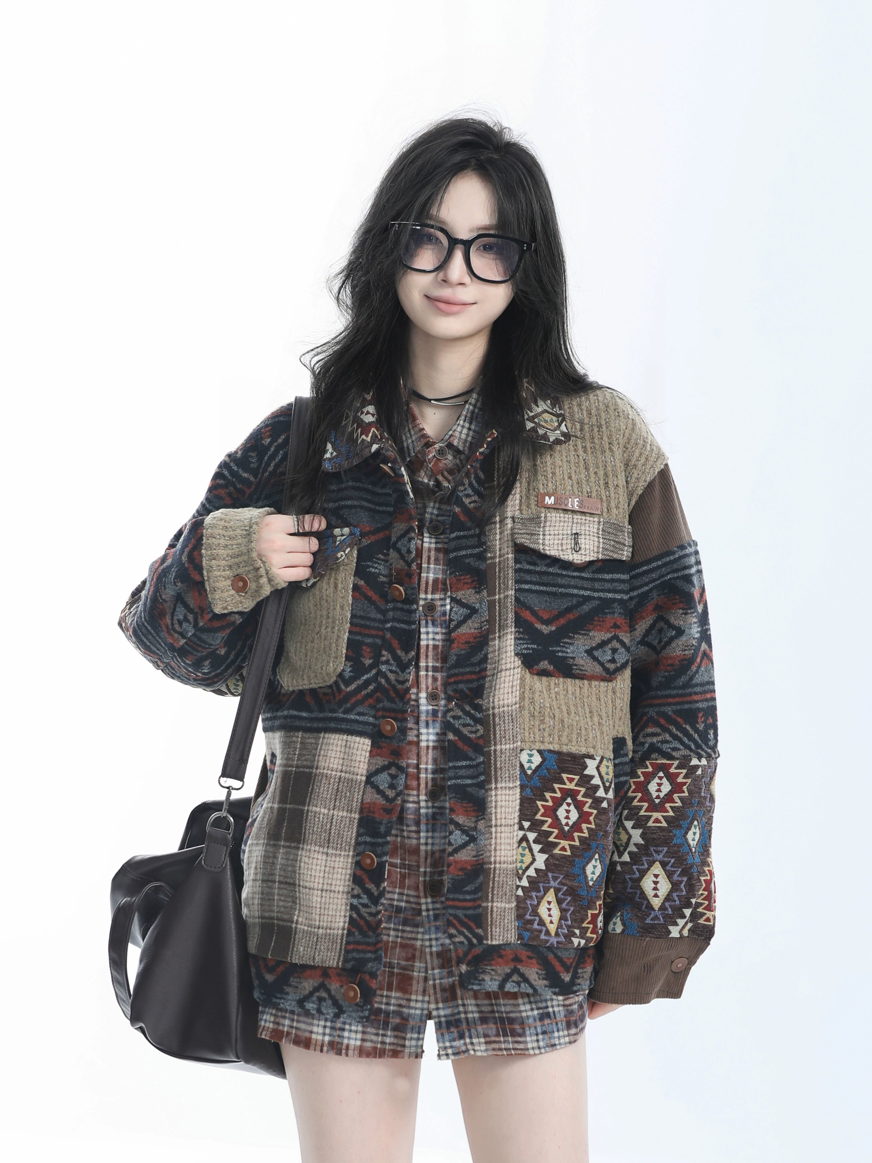 “Sit and Eat the Mountain” Винтаж Жакет