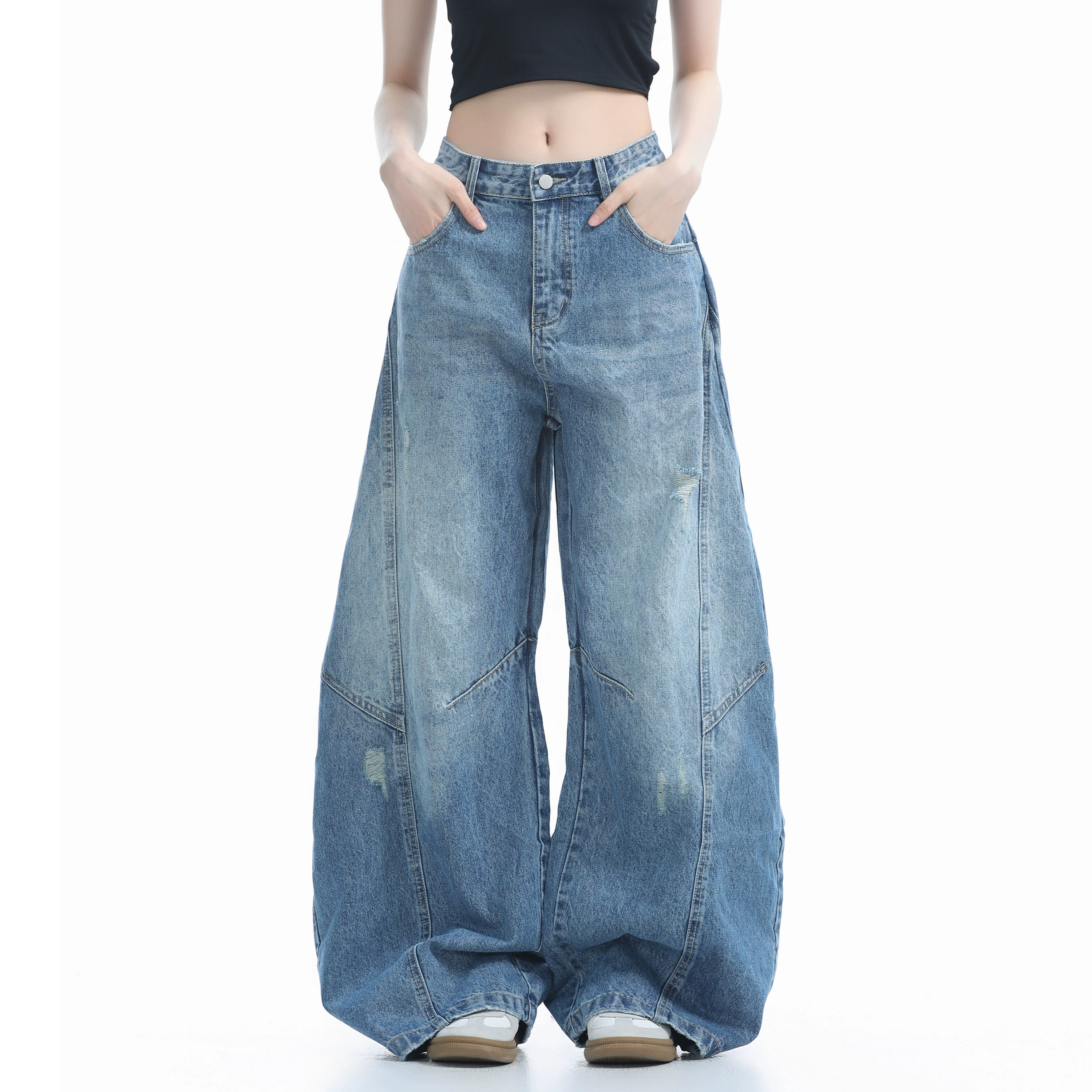 Street хэв маягийн өргөн жинс