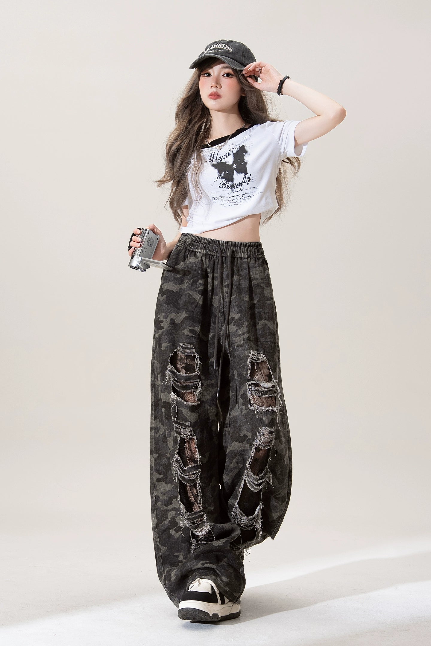 Rose Red ирвэсний хээтэй  өргөн өмд