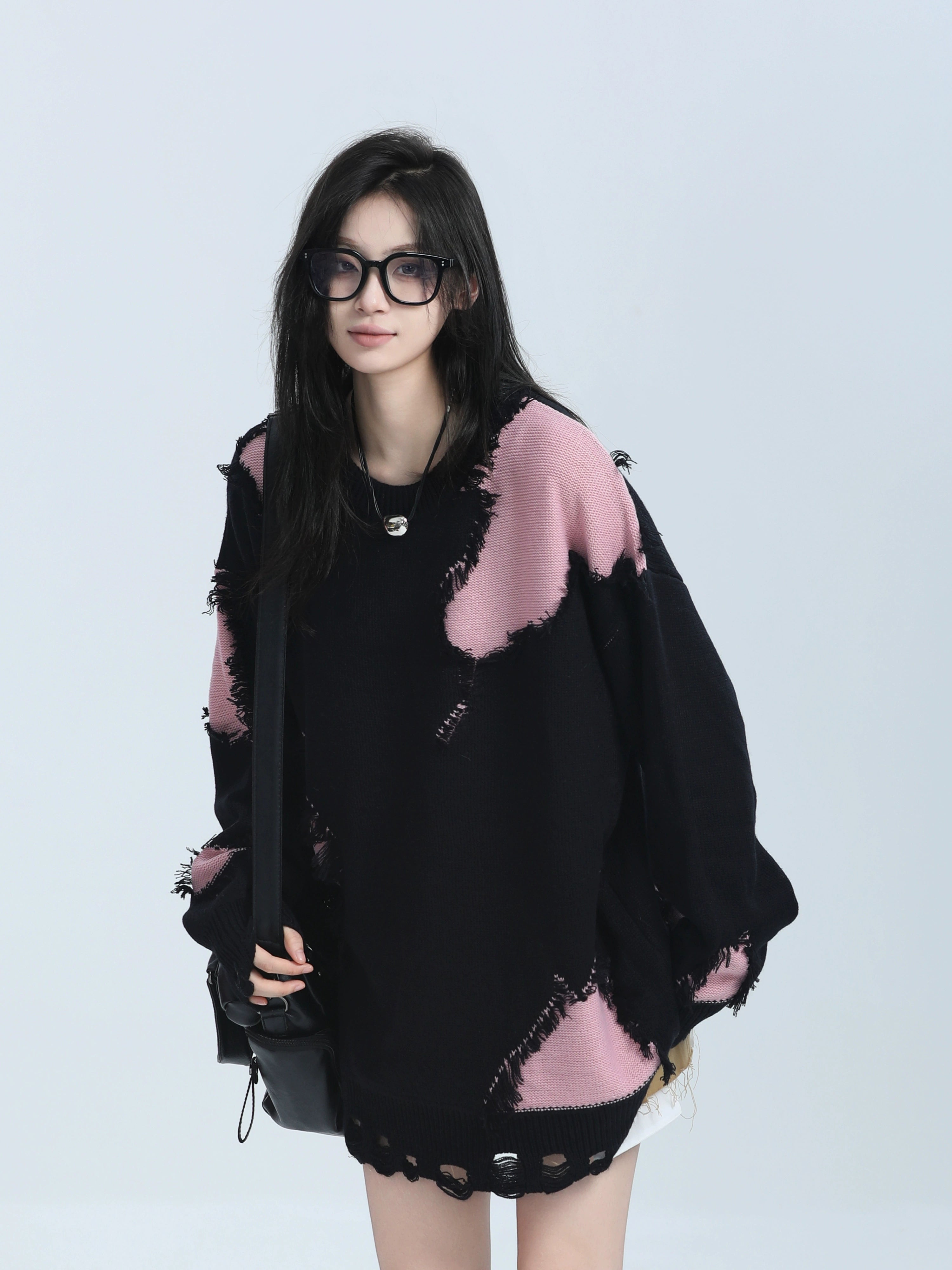 Хээтэй сул цамц